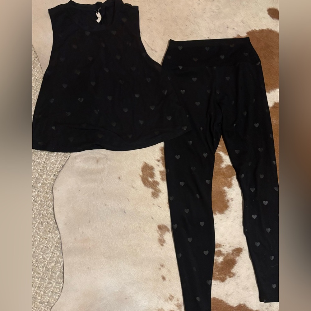 Spiritual Gangster tank and leggings set
